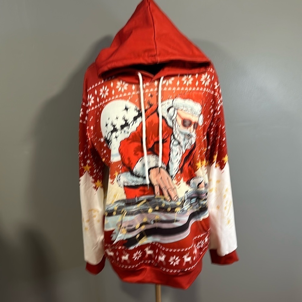 ARVIHILL men’s garment designed by a RVIHILL original goods Santa hoodie